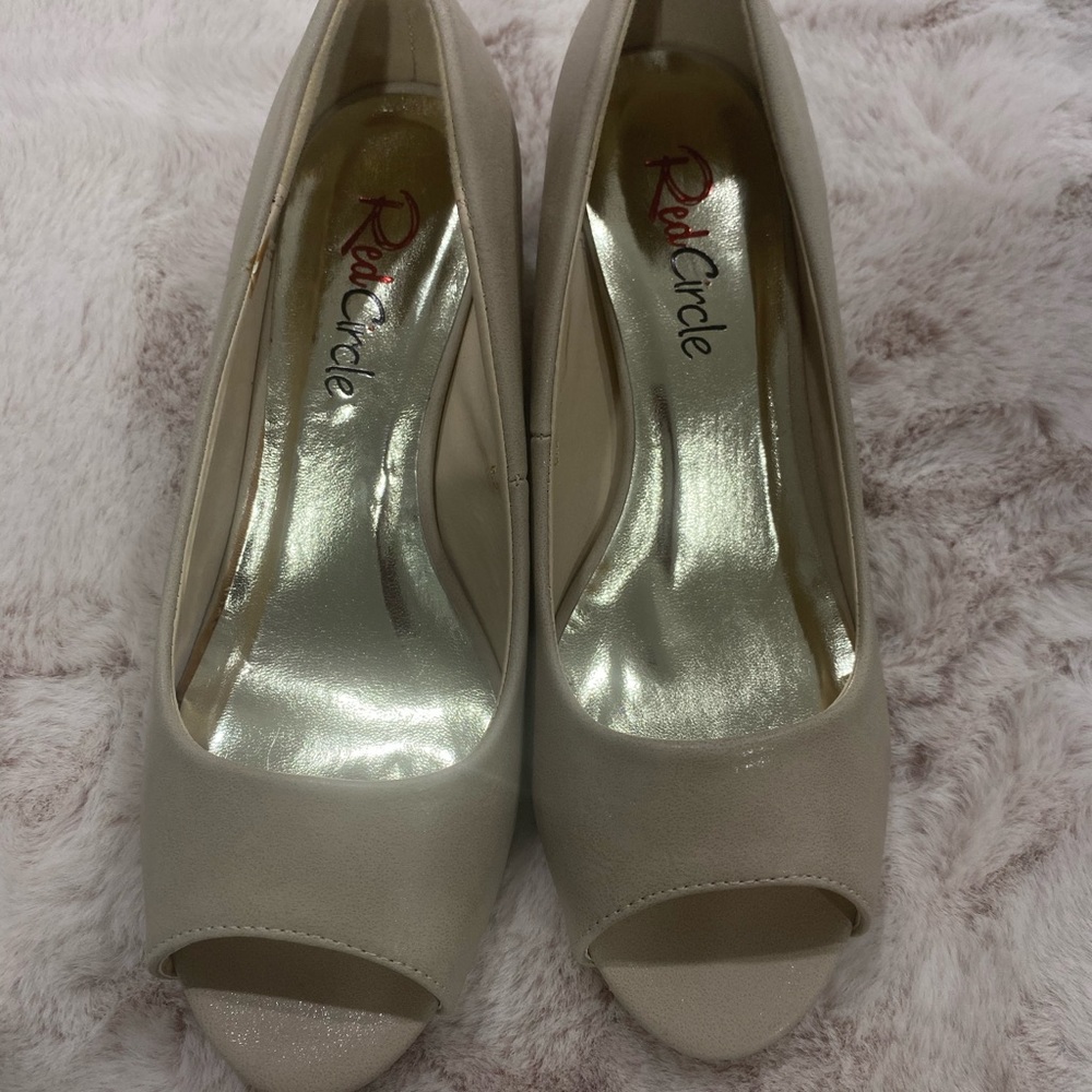 Brand New Peep Toe Wedge